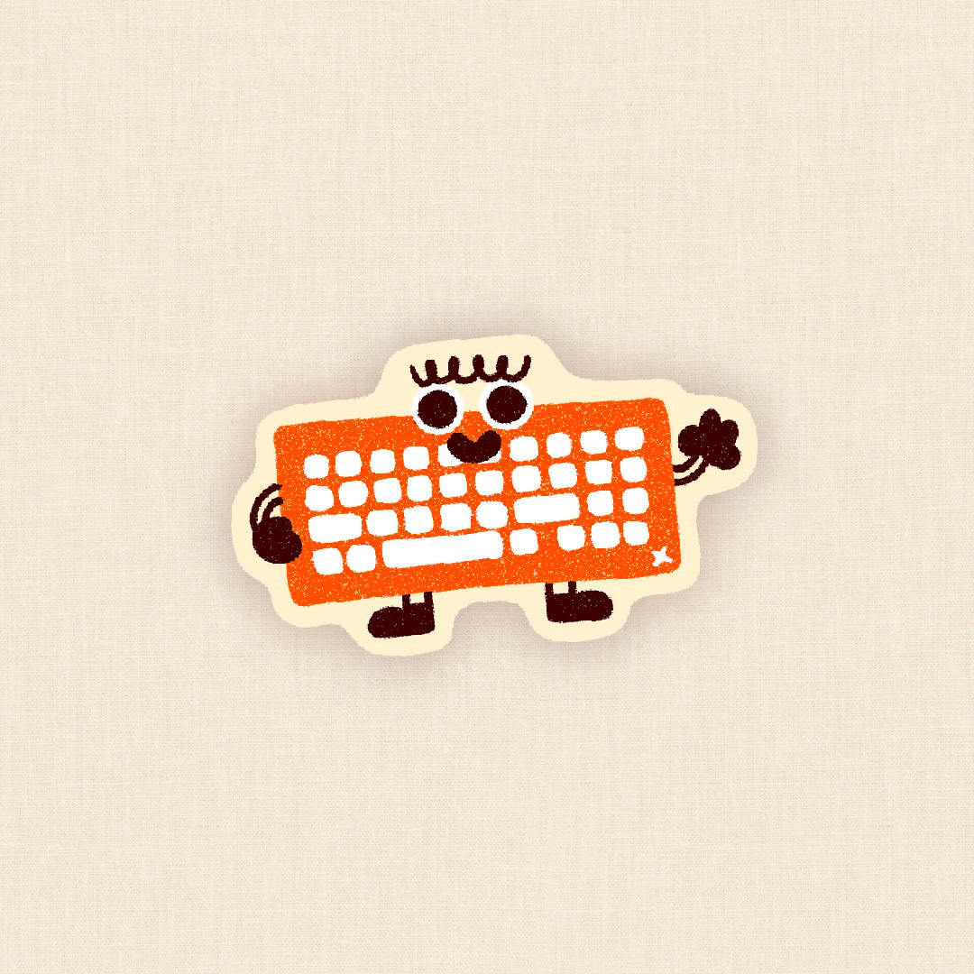Keebs On Board Sticker