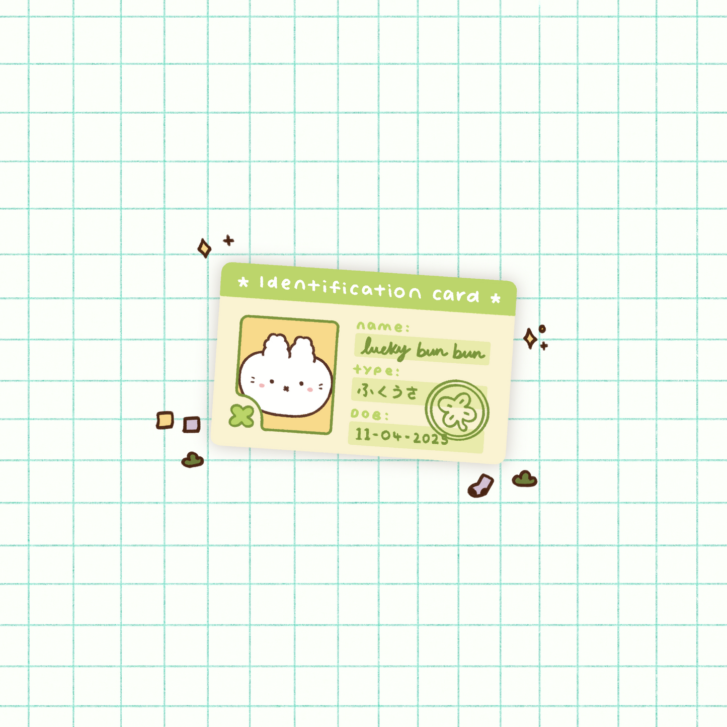 ID Card Sticker