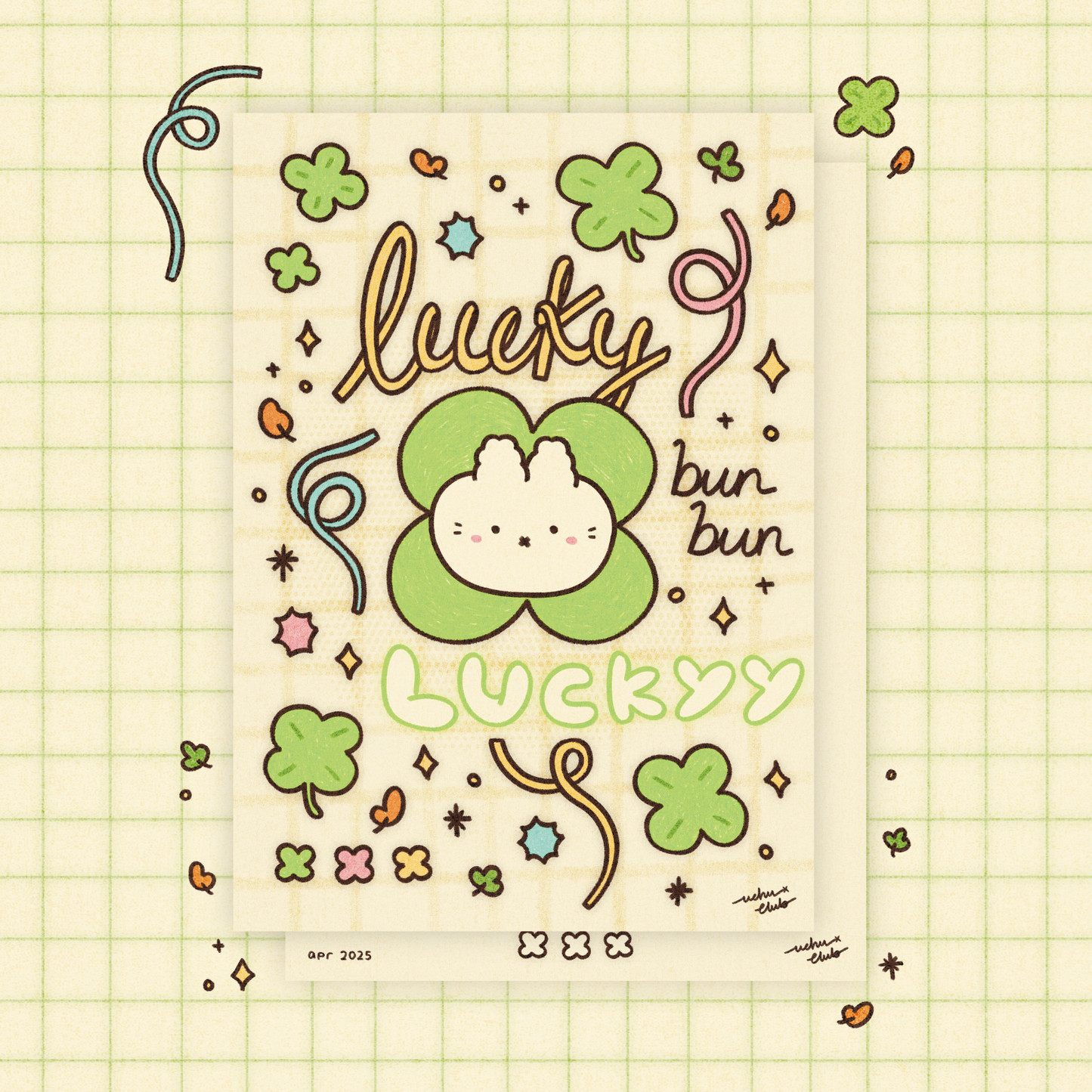 Lucky BunBun Print