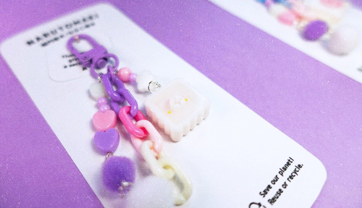 Narutomaki - Shiro Pinku Keychain (B-stock)