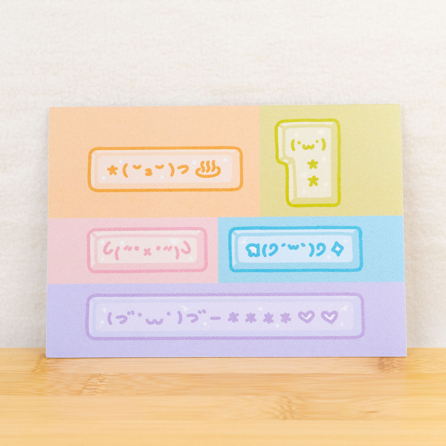 Kaomoji Keycaps Print