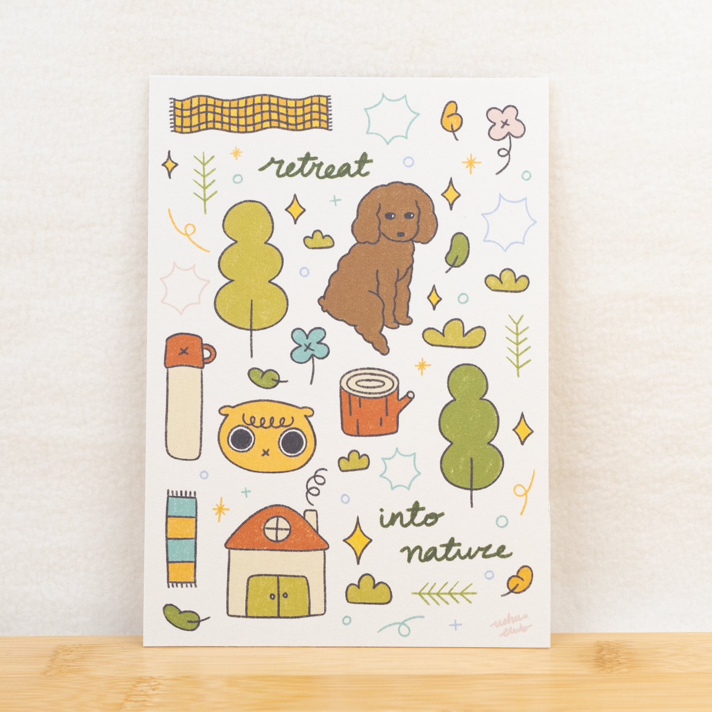 Retreat into Nature Print