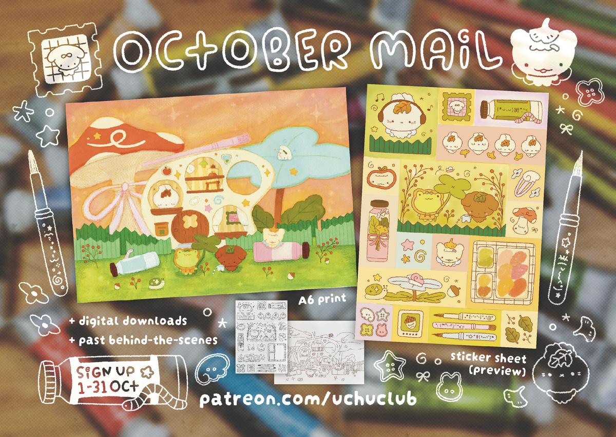 october mail club🍂𓇢𓆸 ݁˖ ʕ｡- ˕ -｡ʔ ᶻ 𝗓