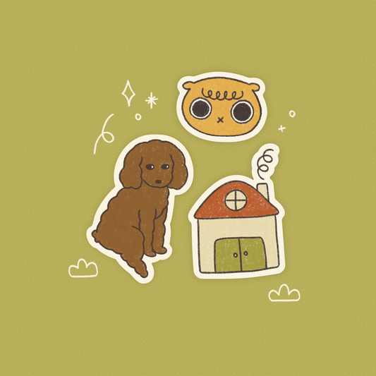 Retreat into Nature Stickers