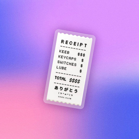 Keeb Receipt Sticker